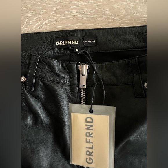 GRFRND Black Leather Pants - Picture 4 of 10